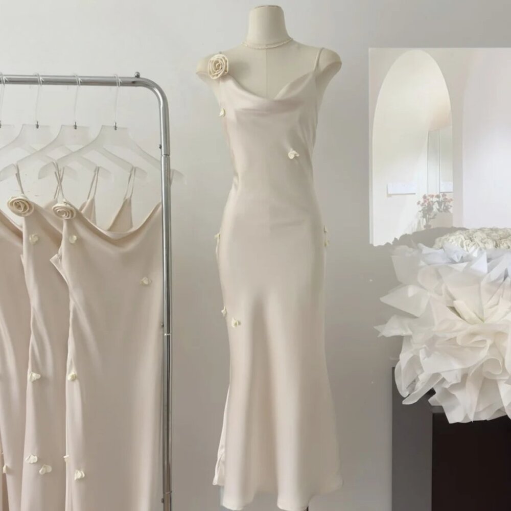 Valentina A-Line Glam Dress